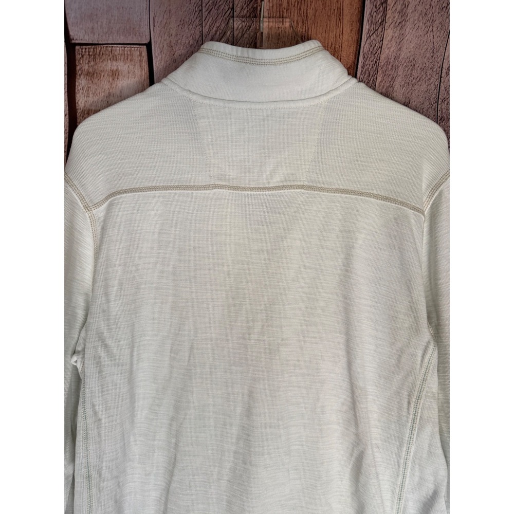 Tommy Bahama Disney World Riviera Resort Quarter Zip Pullover Cream Parks Medium - Picture 5 of 10
